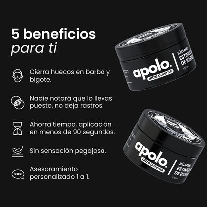 Crema para Crecimiento de Barba Apolo