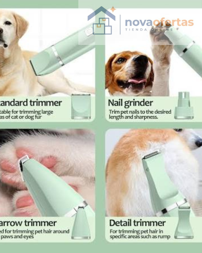 Cortadora de Pelo para Mascota 4 en 1